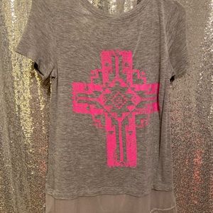 Cute graphic tee CRAZY BLESSED size small